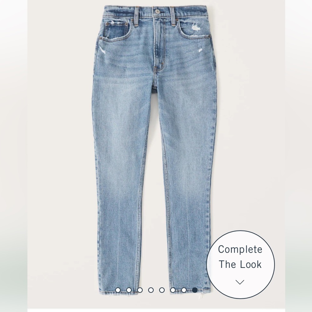 Abercrombie and Fitch Curve Love High Rise Skinny Jeans